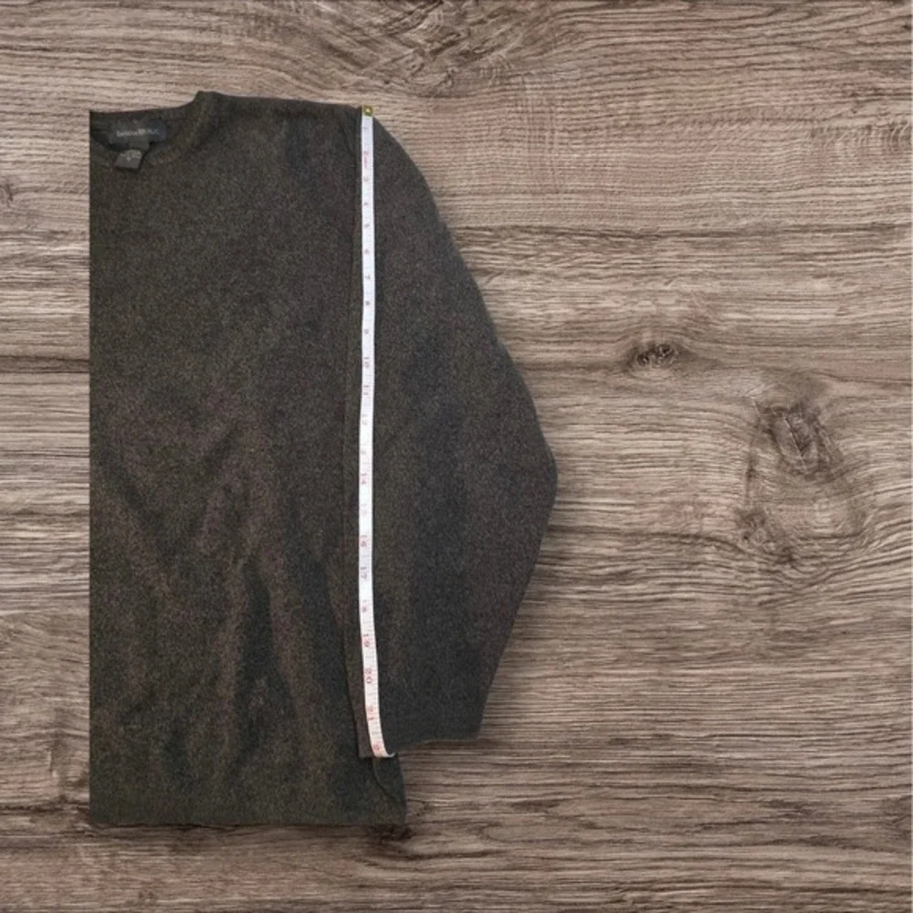 Banana Republic Sweater Mens‎ L Brown Pullover Casual 100% Cotton Long Sleeve